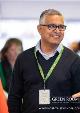 Atul Kochhar in The Green Room at The Oval