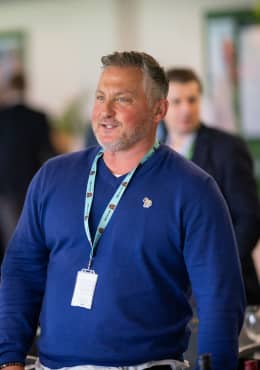 Darren Gough and Lawrence Dallaglio in The Green Room