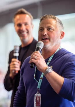 Darren Gough in The Green Room