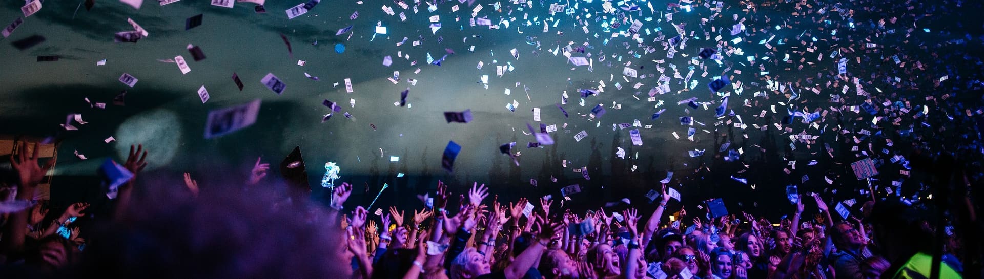 Concert confetti