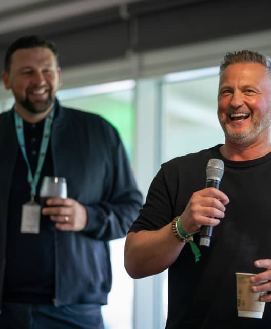 Darren Gough in The Green Room