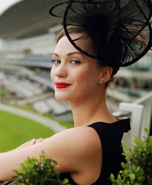 Champagne and fascinators