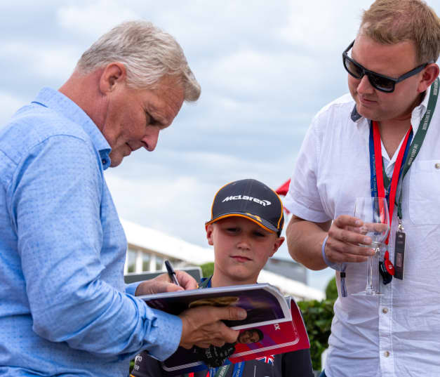 Johnny Herbert signatures