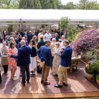 Guests at Chelsea Flower Show