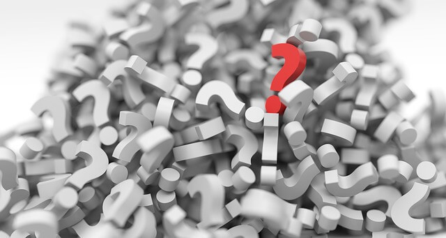 A bundle of question marks. A bundle of question marks.
