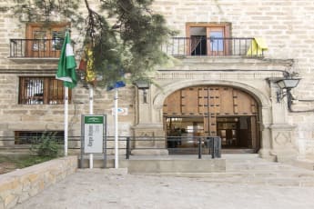 Albergue Inturjoven Cazorla : Restaurant in the hostel Inturjoven Cazorla hostel in Spain