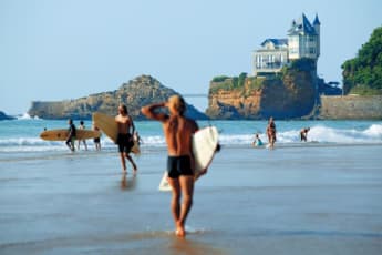 Auberge de jeunesse Hi Biarritz : Reception area of tea tea Biarritz Hostel in France