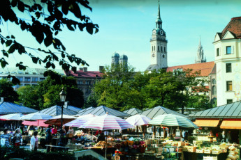 img31094 Market in Munich%2C Munchen City Hostel%2C Germany