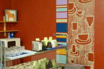 Turin - Torino : Dining Area in Turin - Turin Hostel, Italy