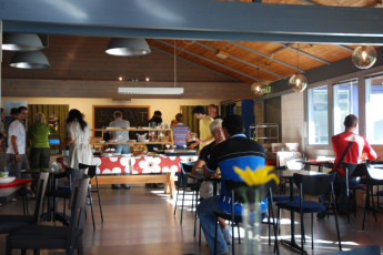 HI Voss : Dining Area in Voss Hostel, Norway