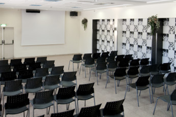 Tel - Hai : Conference room in the Tel - Hai hostel in Israel