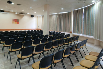 Peki'in : Conference room at the Pekiin hostel in Israel