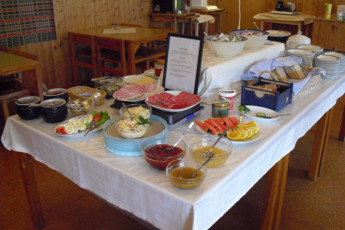 HI Åndalsnes : Food in Andalsnes Hostel, Norway