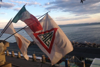 Trieste - 'Tergeste YH' : Entrada de Trieste - tergeste Youth Hostel, Itália