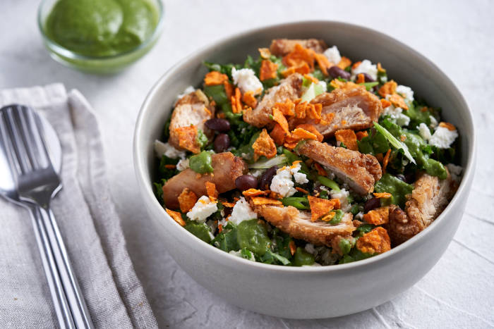 Chopt Warm Grain Chicken Salad with Mexican Green Goddess Dressing