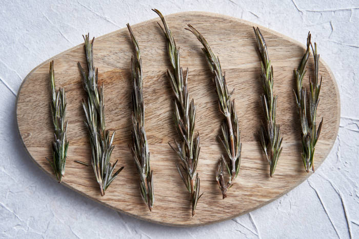 Frozen rosemary
