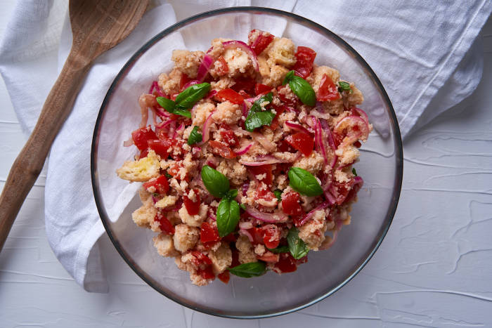 Bowl of panzanella