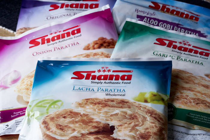 Shana frozen parathas