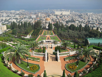 The Baha’i gardens in Haifa