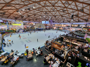 The Ice mall Eilat with iceskating arena