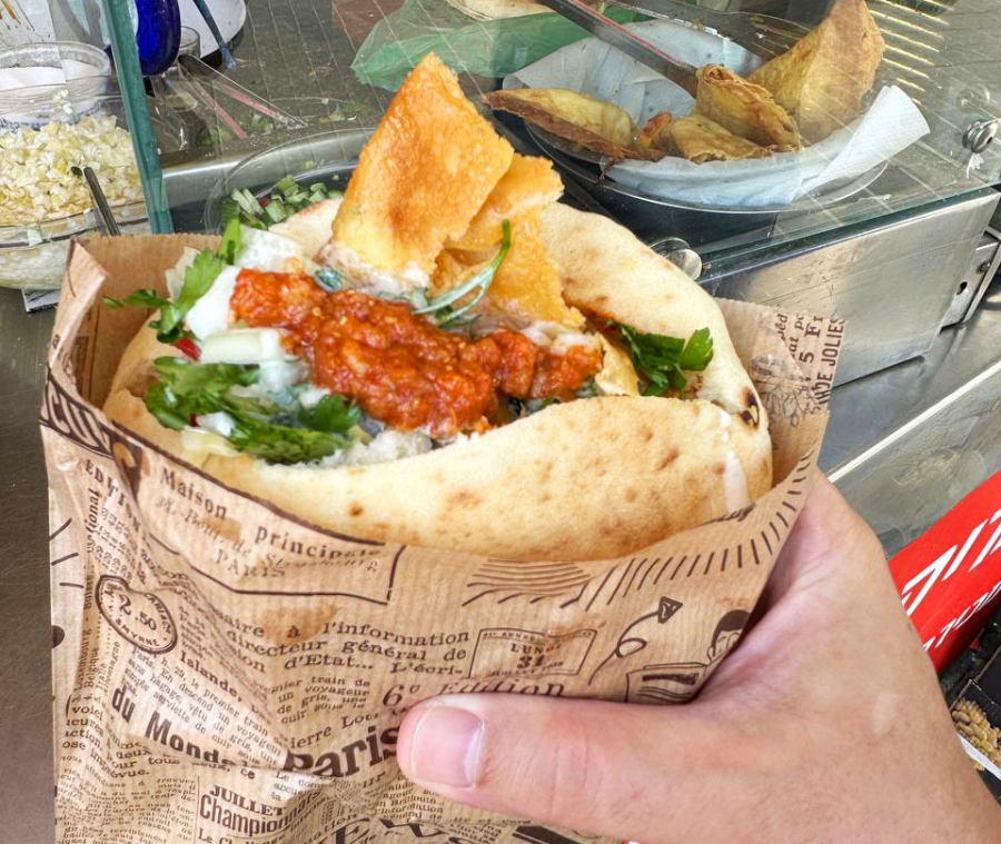 Herzls Burika, Netanya Market – Shuk