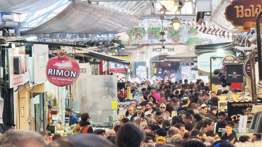Exploring the Colorful Colonially Scene of Mahane Yehuda Market Jerusalem