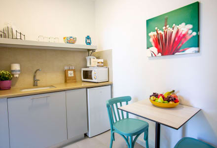 סטודיו משפחתי עם יציאה לגינה