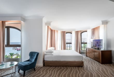 סוויטה משפחתית דלקס עם נוף לים