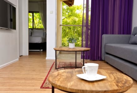 סוויטה משפחתיות עם מרפסת