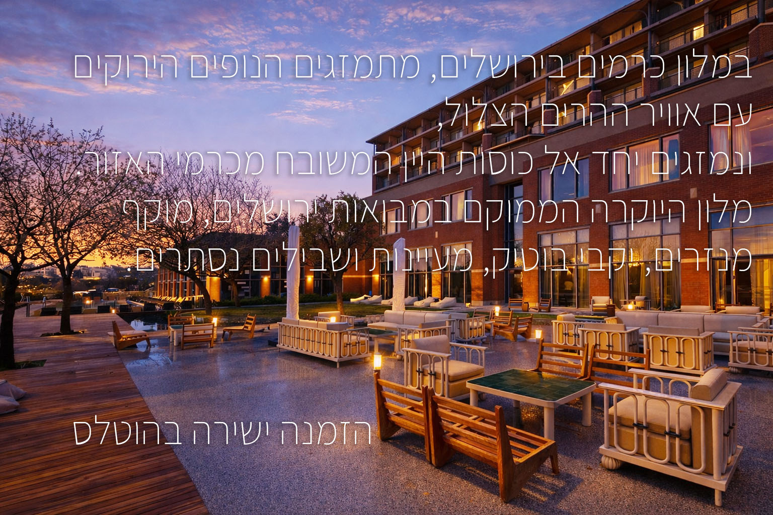 מרחבי המלון