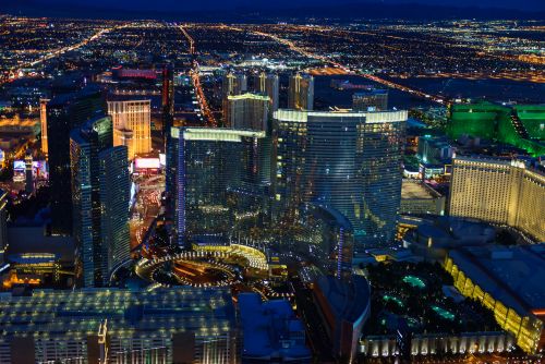 Las Vegas skyline and desert metro real estate market across surrounding suburban communities