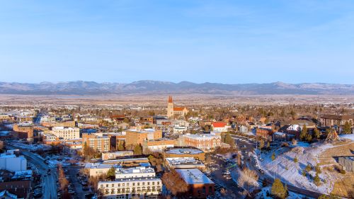 Montana skyline and mountain-state real estate market spanning growing regional communities statewide
