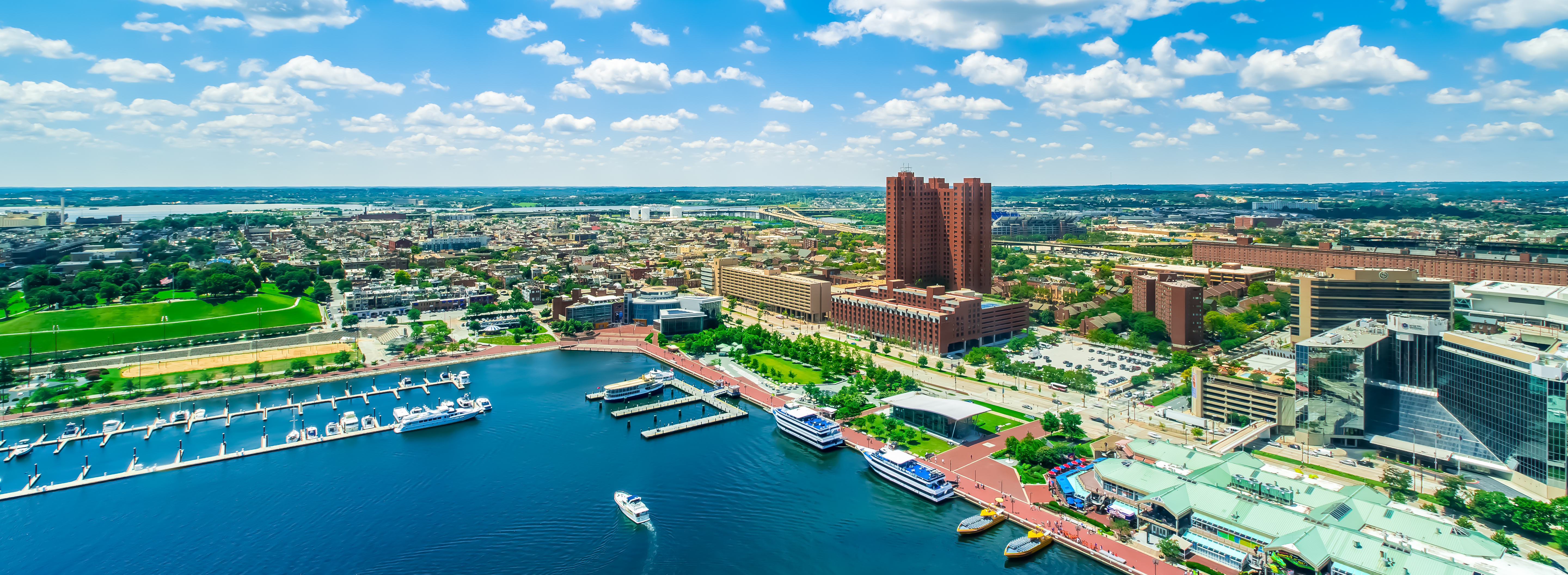 A clear day view of a Maryland coastal landscape representing the regional growth near Westminster