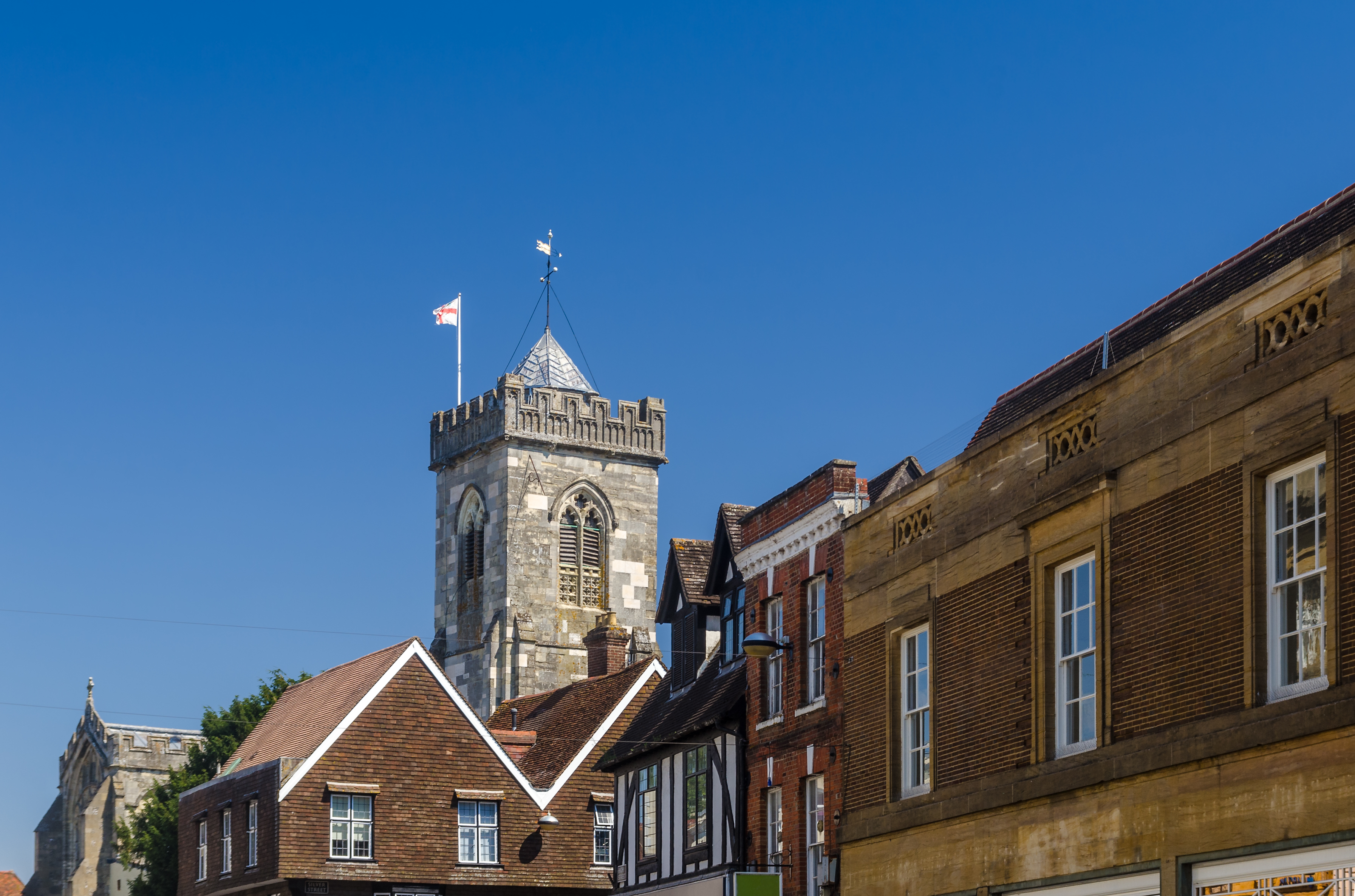 Historic local church architecture in the heart of the Essex, Maryland residential community