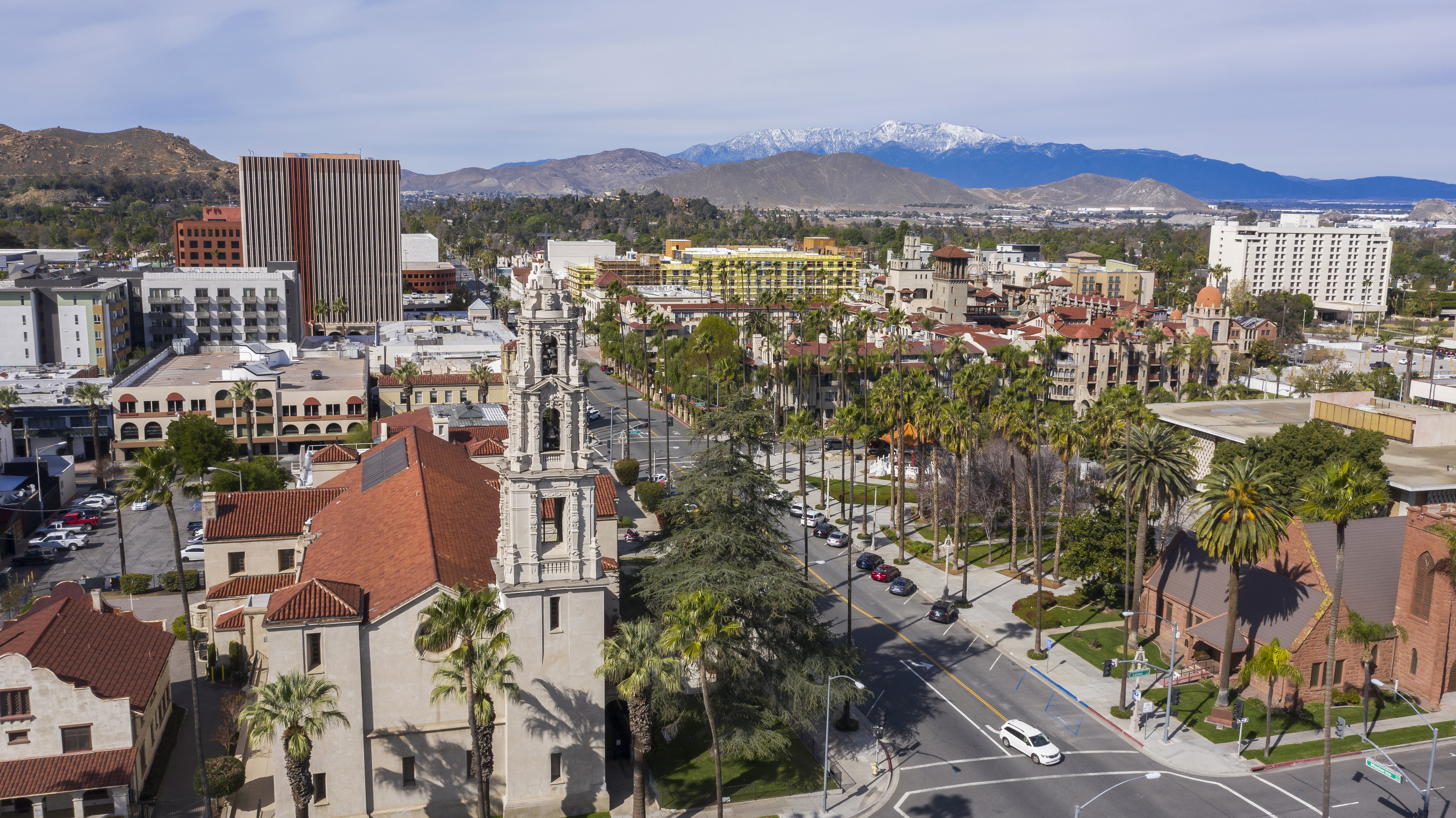 Riverside, California residential skyline and Inland Empire housing market