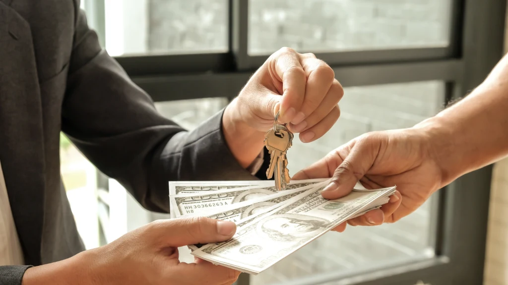 Paying cash for a house
