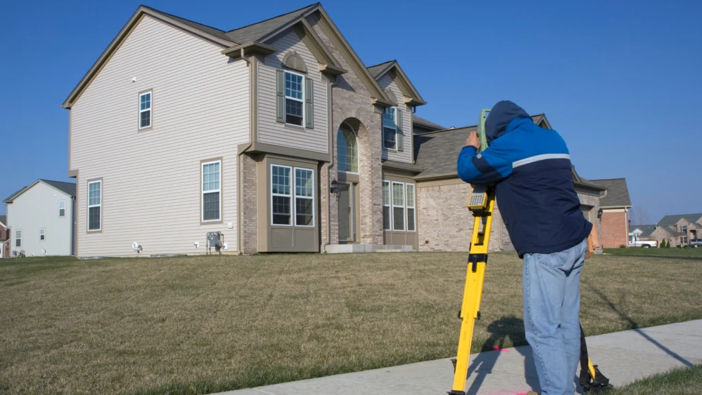 Home being surveyed