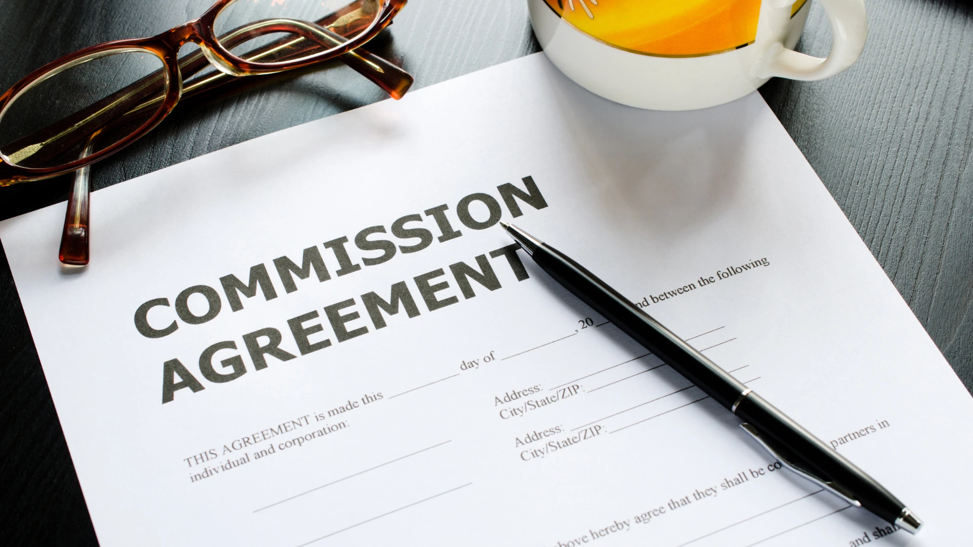 Real estate agent commission