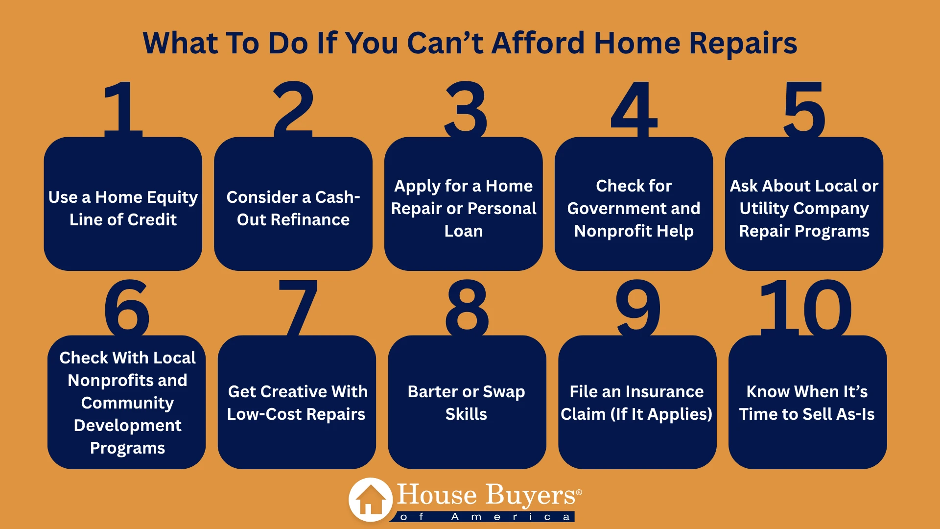 What To Do If You Can’t Afford Home Repairs