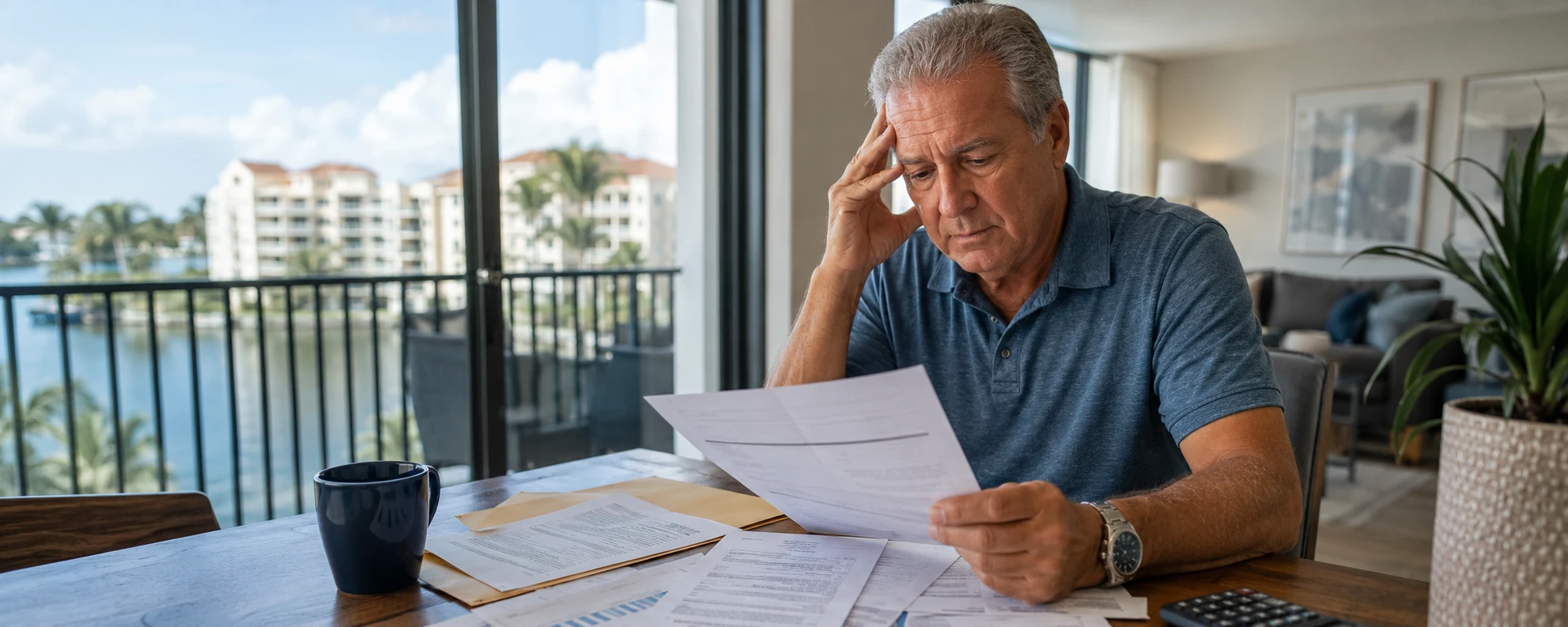 Boca Raton condo owner reviewing a special assessment notice tied to Florida's milestone inspection law