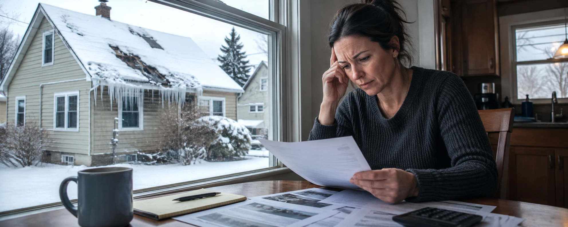 Syracuse homeowner considering a fast As-Is sale after winter roof or ice dam damage