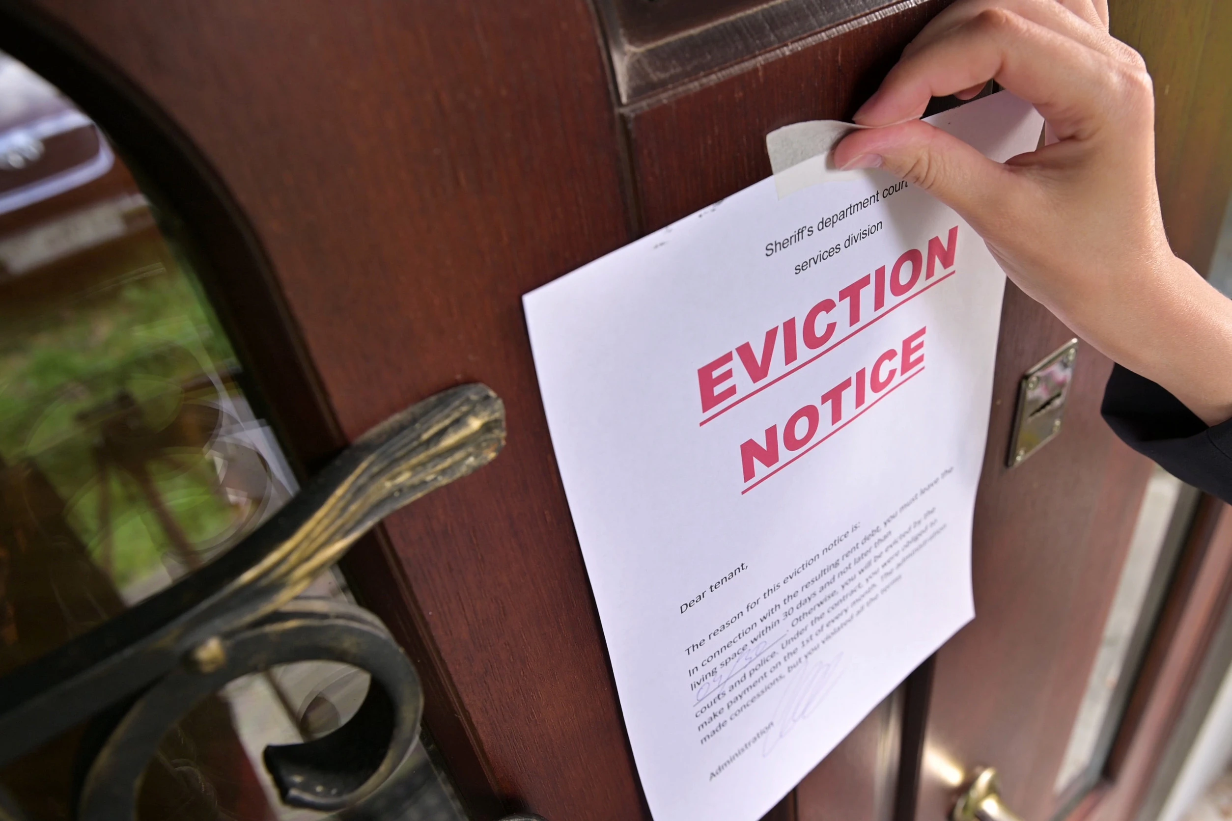 evicting a tenant