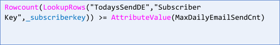 Attribute Value with Row Count visualization of code.