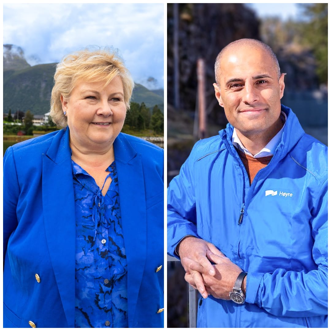 Erna Solberg, Mahmoud Farahmand