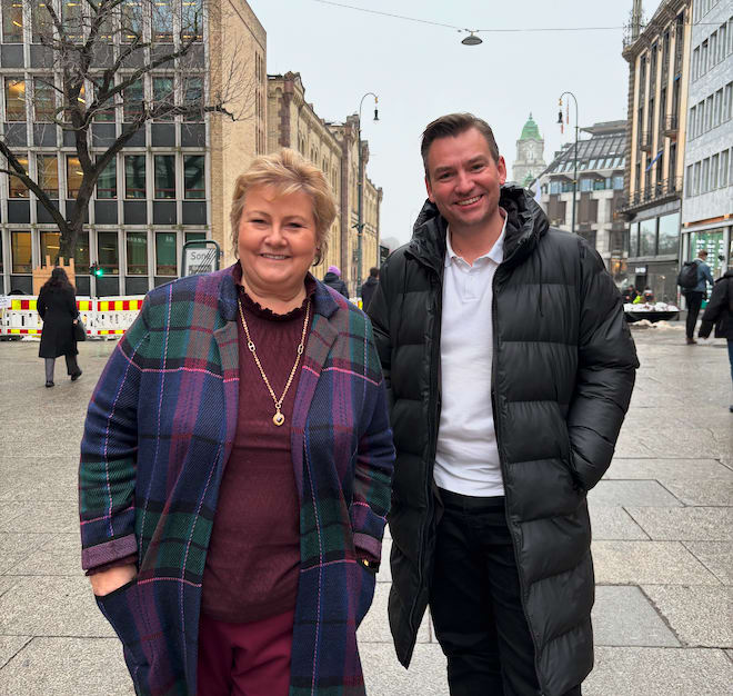 Erna Solberg, Henrik Asheim