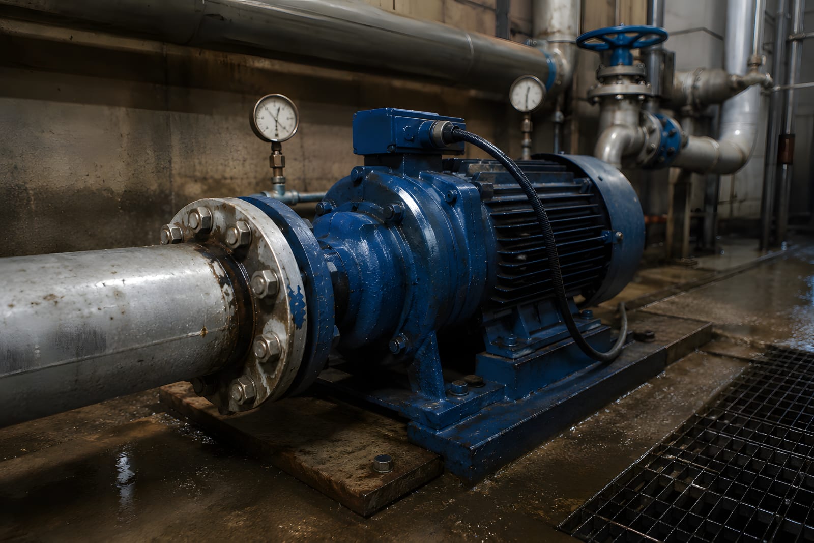 Technische Baugruppe mit Dichtungen für wasserführende Anwendungen.