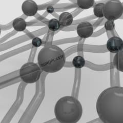 Mikrostruktur eines duroplastischen Werkstoffs