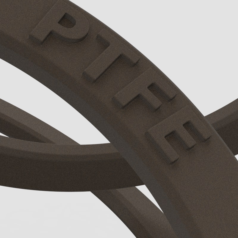 Dieses Bild zeigt eine PTFE-Bronze Dichtung – Symbolbild