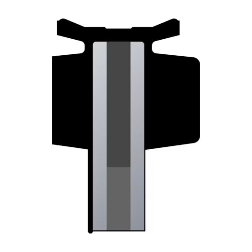 Profil-Querschnitt der Serie Parker Magnetkolben DR