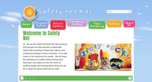 Safety Net Kids is a wonderful resource to get informed.